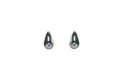 ARO PLATA DISEÑO GOTA CHICA