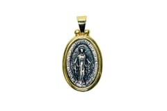 COLGANTE PELTRE VIRGEN MILAGROSA 2,5 CM