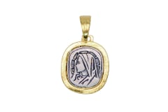 COLGANTE CUADRADO VIRGEN NIÑA