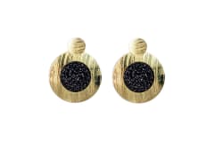 AROS TEATINA COLOR NEGRO