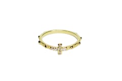 ANILLO DENARIO CRUZ BRILLOS