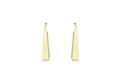 ARGOLLA BAÑO DE ORO ALARGADA