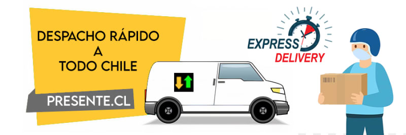 Despacho súper rápido a todo Chile