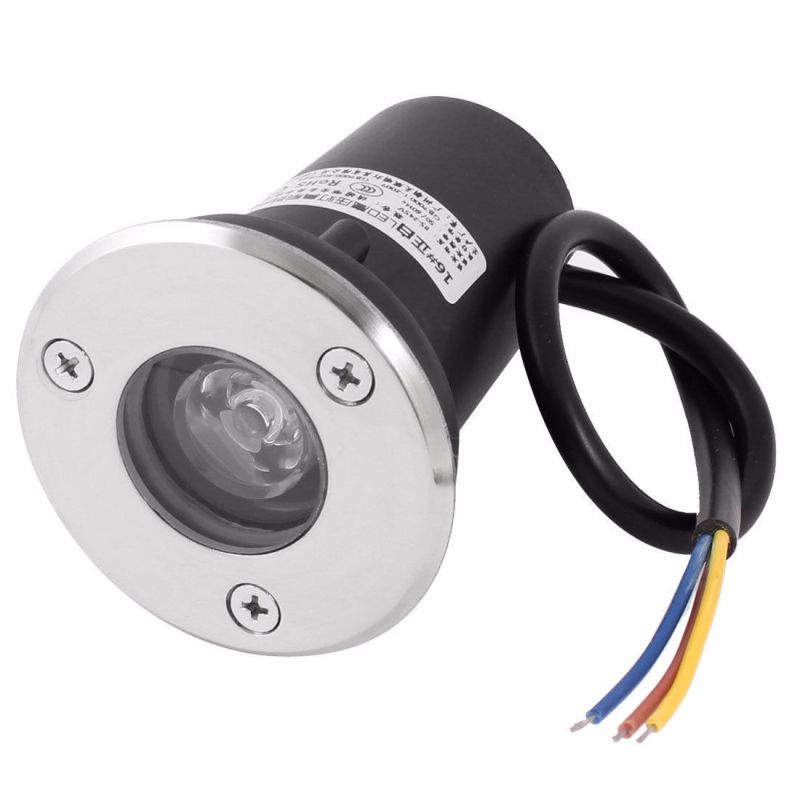 Foco Piso Redondo con Lupa 1w 220V 6500K (hy34280)