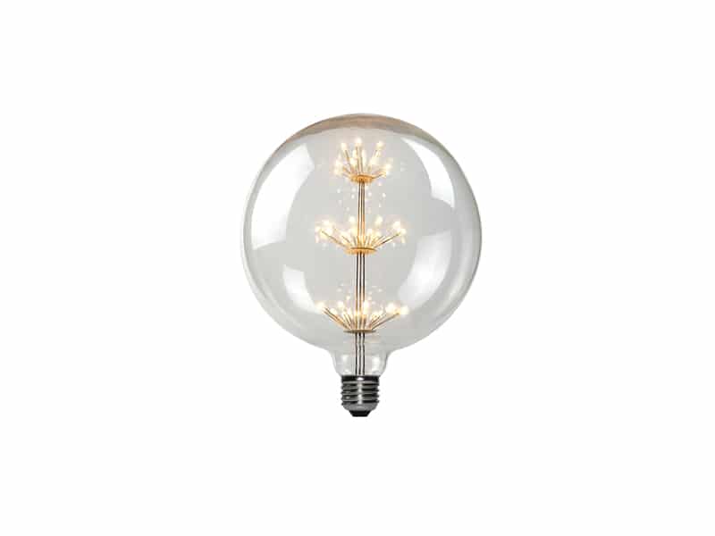 AmpolletaVintage Bola Vidrio 2w 2200K e27 15cm Rama puntos 200Lm (hy35050)