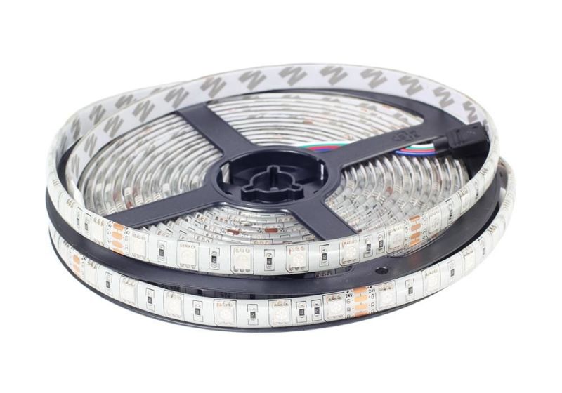 Cinta Led 1mt 24V 5050 3x4,8W/m IP65 60led/m RGB