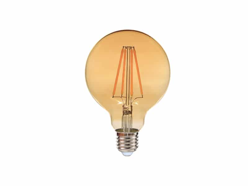 Ampolleta Filamento G80 de 8W Cálido (hy35043)