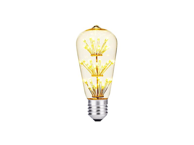 Ampolleta Vintage ST64 1.7w E27 RGB (hy34694)