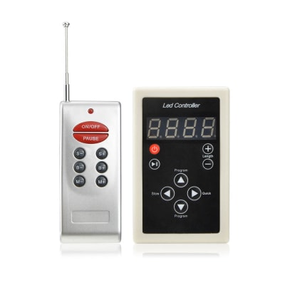 Control Remoto RF Cinta Led Digital 12V 133 secuencias