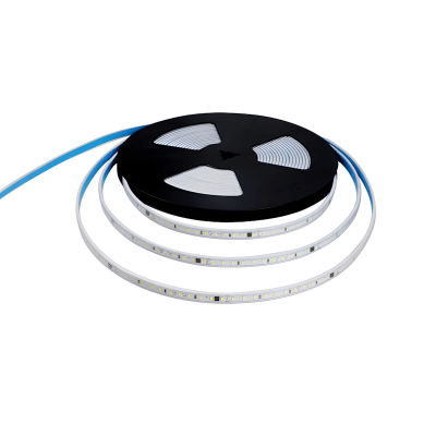 Cinta 220V 8W/m 3000K Cálida 120Led/m 2835 IP44 10mt