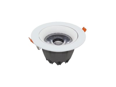 Foco Led 10W Downlight Dirigible Embutido COB 5700K Fría