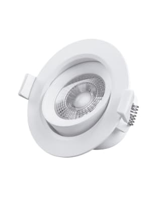 Foco Spot Embutido Led Redondo 6.5W 6500K Luz Fría