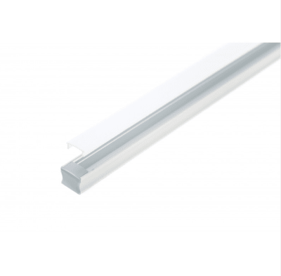 Perfil Aluminio Difusor 1202 2mt Alto Sobreponer