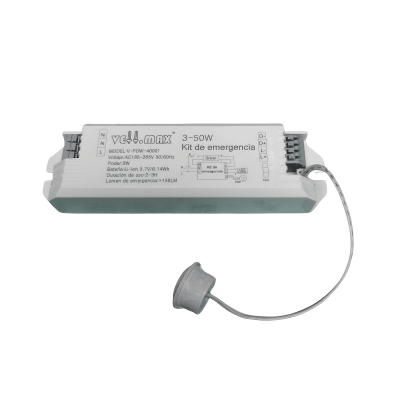 Kit de Emergencia 3-50W Batería Litio 3,7V 2200 mAh (uso con Driver)
