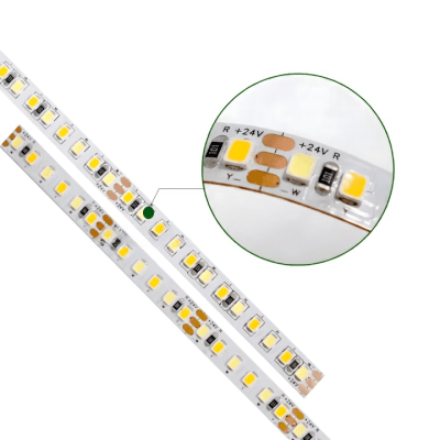 Cinta 24V 120Led/m 12W/m 2835 3000-6000K CCT 10mt