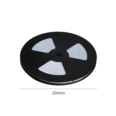 Cinta 220V 8W/m 3000K Cálida 120Led/m 2835 IP44 10mt