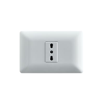 Enchufe Simple Blanco 10/16A 250V (2919)