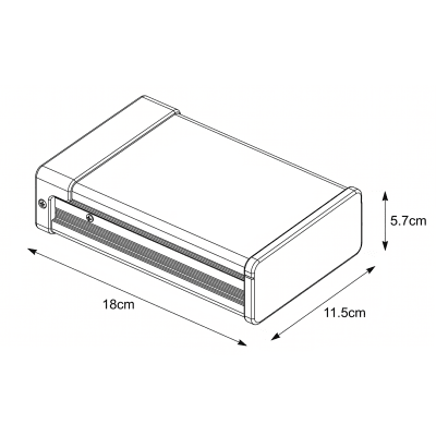 Fuente de Poder 12V 33A 400W IP44 lluvia