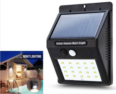 Foco Solar 4W 20 Led con Sensor de Movimiento