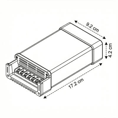 Fuente de Poder 24V 10A 240W IP44 lluvia wt