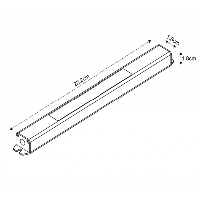 Fuente de Poder 24V 2A 48W IP20 Delgada wt