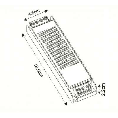 Fuente de Poder 24V 8,3A 200W IP20 MQ Compacta wt