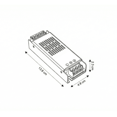 Fuente de Poder 24V 4,2A 100W IP20 MQ Compacta wt