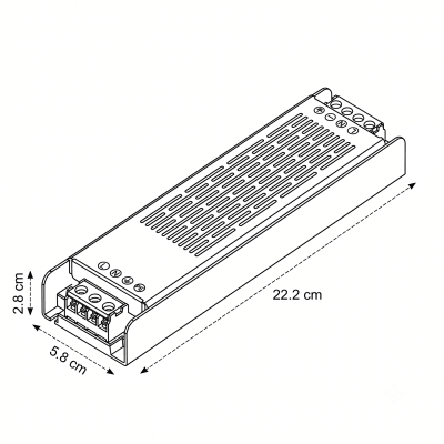 Fuente Poder 24V 16.6A 400W MQ Compacta