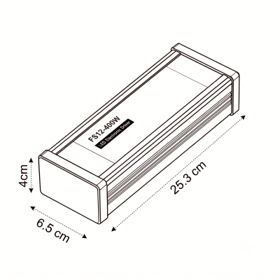 Fuente Poder 12V 33.3A 400W IP67
