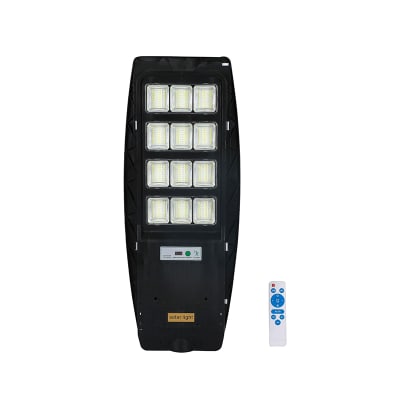 Luminaria Publica Solar 2000 Lúm 6000K Luz Fría IP65 Sensor