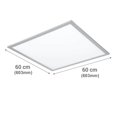 Panel Embutido 48W 603x603mm 6500K Luz Fría Backlight