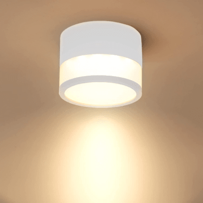 Panel Decorativo Sobrepuesto Blanco Moderno 7W 6500K Luz Fría