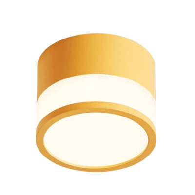 Panel Decorativo Sobrepuesto Amarillo Moderno 7W 6500k Luz Fría