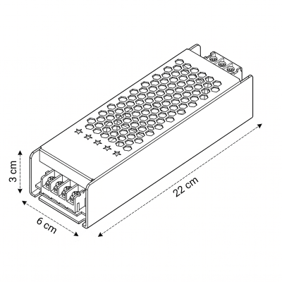 Fuente de Poder 12V 33,3A 400W HQ Compacta