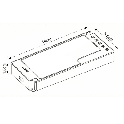 Fuente de Poder 24V 1,5A 36W Mueble kn