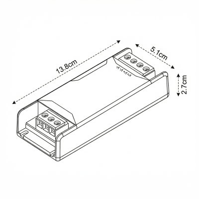 Fuente de Poder 24V 3,3A 80W HQ Compacta kn