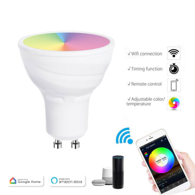 Dicróico GU10 Smart Bright 5W RGB 2700K-6500K WiFi Dimeable1