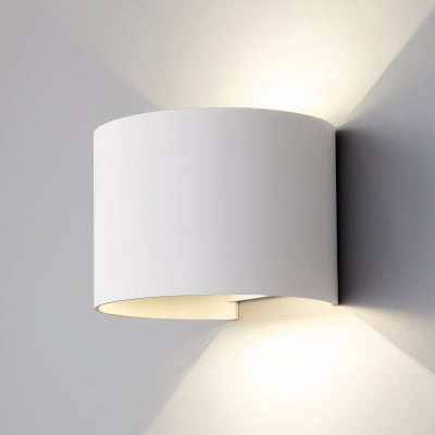 Aplique Muro Cilindro Blanco 6W 3000K Cálida