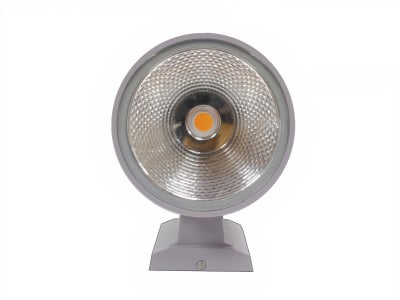 Apliqué Cilindro Gris 2x5W 3000K Luz Cálida