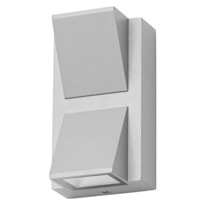 Apliqué Led Cob 2x5W 3000K Luz Cálida Bidireccional cuerpo Gris (141x81x62mm)1