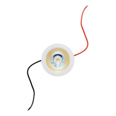 Foco Spot Mini 3W 3000K Luz Cálida Blanco Sobrepuesto Redondo (wd)