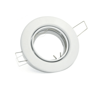 Base GU10 Basculante Blanco Metal 97/28mm Corte 65mm