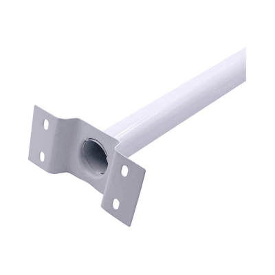 Brazo Soporte para Luminaria Pública Tubo Ø45mm Blanco