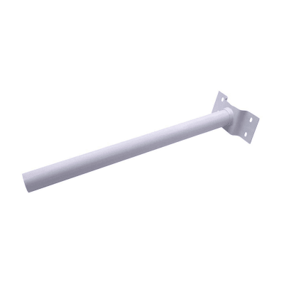 Brazo Soporte para Luminaria Pública Tubo Ø45mm Blanco