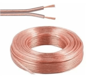 Cable Paralelo Transparente 12-24V 100mts Alfanar