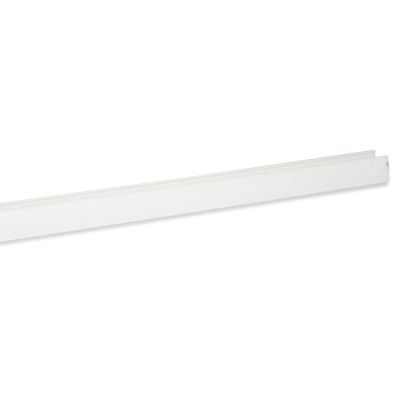 Canaleta Plástica Blanca 1mt para Manguera Led Neón 8-10mm