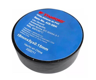 Cinta Aislante Negra 18mmx5mts1