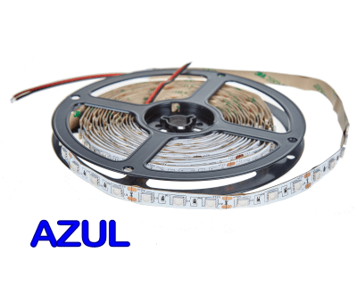 Cinta Led 12V 5050 14,4W/m IP20 60Led/m Azul 5mt