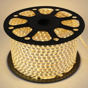 Cinta Led 220V Premium Luz Cálida 5050 14,4W/m 50mt