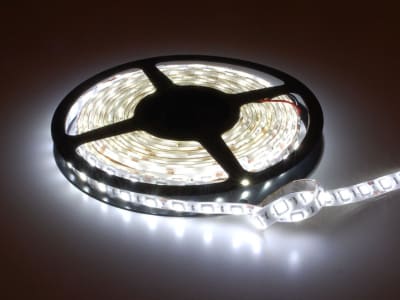 Cinta Led 12V 4040 7W/m IP20 60Led/m 6000K Luz Fría 5mt